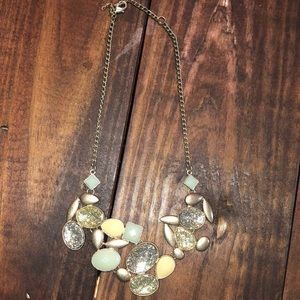 Beautiful blue and sea green necklace